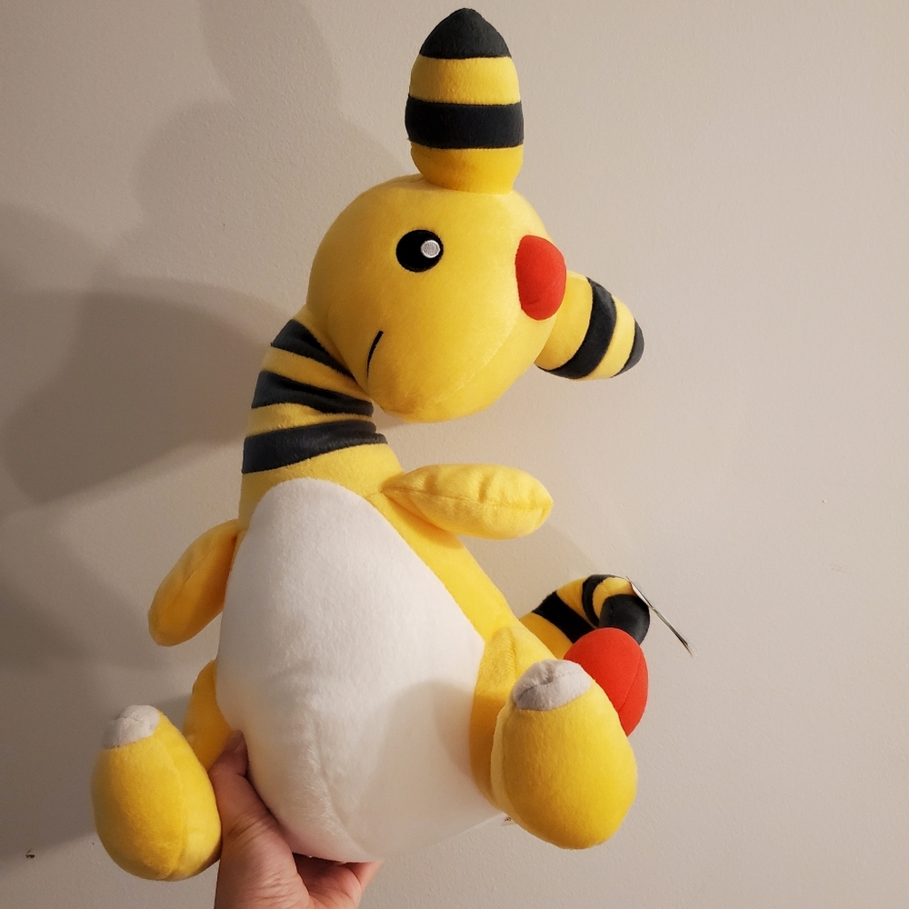 BNWT Ampharos Pokemon Plush